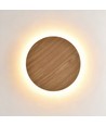 Ø40cm vegglampe - Lyst tre, 10W, 2700K, IP20