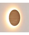 Ø40cm vegglampe - Lyst tre, 10W, 2700K, IP20