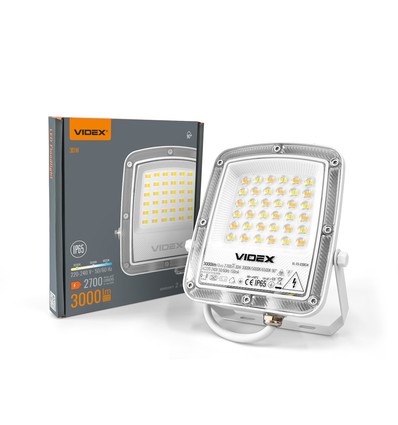 30W LED-lyskaster CCT - IP65, 3-i-1 lysfarge, utendørs, arbeidslampe