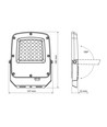 30W LED-lyskaster CCT - IP65, 3-i-1 lysfarge, utendørs, arbeidslampe