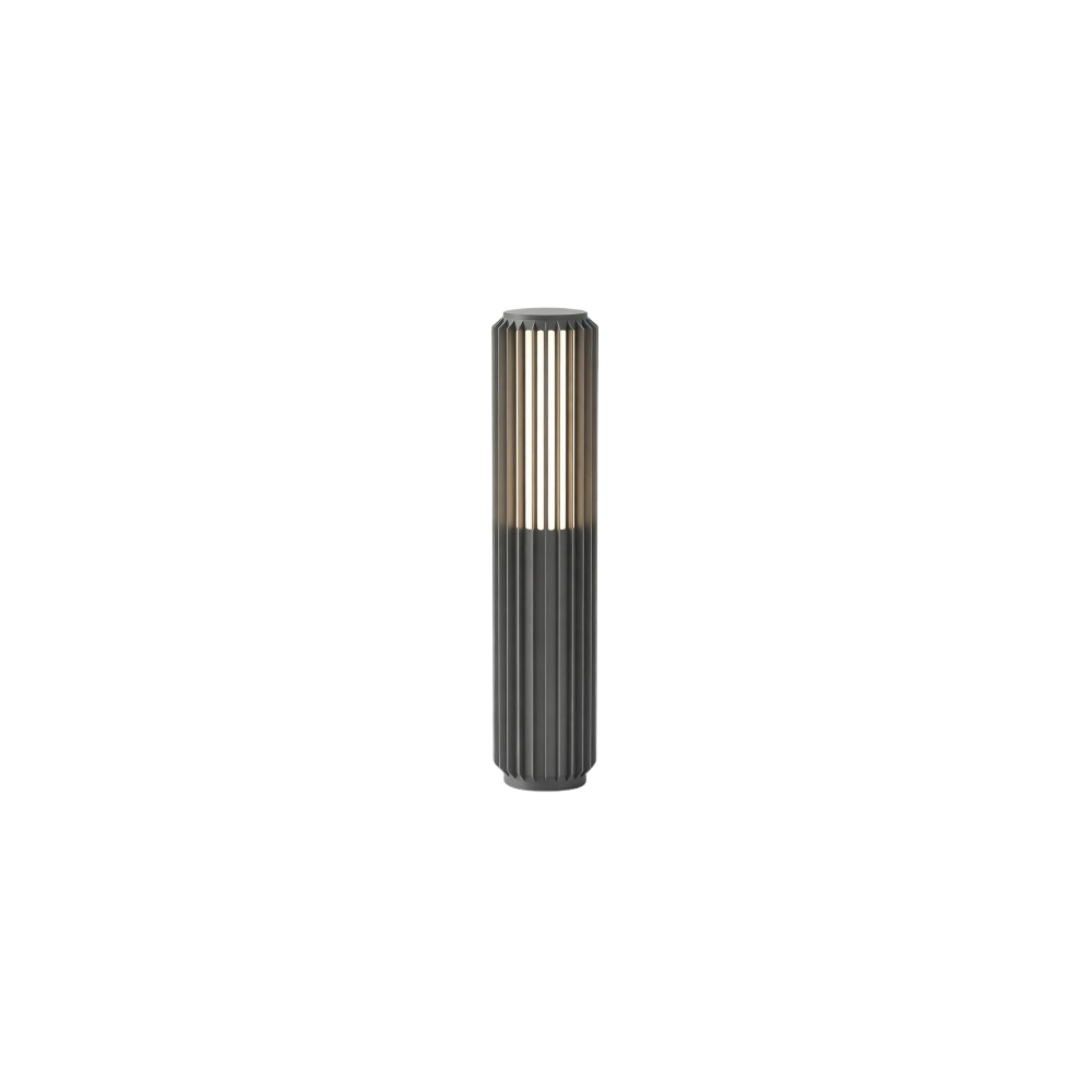 FYRON Bollard hagelampe, Grå - E27, 61 cm, IP54 utendørs, pullert