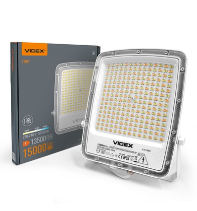 150W LED-lyskaster CCT - IP65, 3 lysfarger, utendørs
