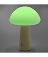 Oppladbar Mushroom LED bordlampe - RGB + 3000K, kaldhvit, bærbar