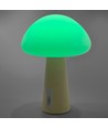 Oppladbar Mushroom LED bordlampe - RGB + 3000K, kaldhvit, bærbar