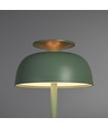Oppladbar LED skrivebordslampe med white noise - Nøytral hvit + RGB, grønn, inkl. lyskilde