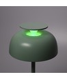 Oppladbar LED skrivebordslampe med white noise - Nøytral hvit + RGB, grønn, inkl. lyskilde
