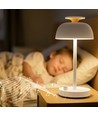 Oppladbar LED skrivebordslampe med white noise - RGB+W, nøytral hvit, bærbar