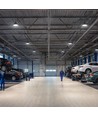 100W/150W/200W PLATEO 4 LED high bay, 155lm/W - IP65, 6500K, 0-10V dimbar, IK09, sort hus