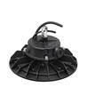 220x135mm Plateo 4 High Bay 100W - nøytral hvit 230V 90° IP65 IK09 svart, med effektjustering 0-10V