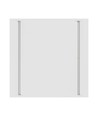 60x60 LED panel, 40W - CCT, innfellingspanel, hvit kant