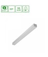 10W/15W/20W ALLDAY BASIC LED taklampe - 3CCT, hvit kant, innebygd lyskilde