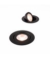 7W RA96 CCT + DimToWarm downlight til isolering - Dimbar, Hull: Ø6,8 cm, Mål: Ø8,3 cm, sort