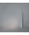 Oppladbar LED bordlampe inne/ute - Hvit, 40cm høy, 3-trinns dimbar, IP44 utendørs