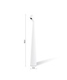 Oppladbar LED-bordlampe - Hvit, inne/ute, 3-trinns dimbar, IP44, 40 cm