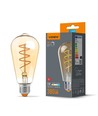E27 5W ST64 filament LED-pære - Ekstra ekstra varmhvit, dimbar