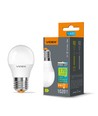 E27 6W LED kronepære - G45, nøytral hvit