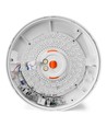 20W LED taklampe med bevegelsessensor - 5CCT, hvit kant, innebygd sensor