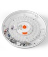 20W LED taklampe med bevegelsessensor - 5CCT, hvit kant, innebygd sensor