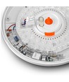 20W LED taklampe med bevegelsessensor - 5CCT, hvit kant, innebygd sensor