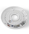 20W LED taklampe med bevegelsessensor - 5CCT, hvit kant, innebygd sensor