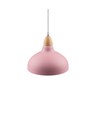 BIRK Rosa Ø24cm pendel - E27 sokkel, 2m ledning, metall / tre
