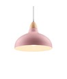BIRK Rosa Ø24cm pendel - E27 sokkel, 2m ledning, metall / tre