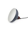 BIRK Grå Ø24cm pendel - E27 sokkel, 2m ledning, metall / tre