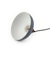 BIRK Grå Ø19cm pendel - E27 sokkel, 2m ledning, metall / tre