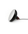 BIRK Svart Ø19cm pendel - E27 sokkel, 2m ledning, metall / tre