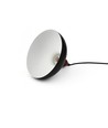 BIRK Svart Ø24cm pendel - E27 sokkel, 2m ledning, metall / tre