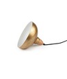 BIRK Messing Ø24cm pendel - E27 sokkel, 2m ledning, metall / tre