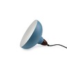 BIRK Petroleumsblå Ø19cm pendel - E27 sokkel, 2m ledning, metall / tre