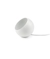 Hvit Ø20cm pendellampe - E27 sokkel, 2m ledning, metall