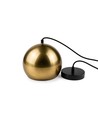 Messing Ø20cm pendellampe - E27 sokkel, 2m ledning, metall