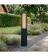 FYRON Bollard hagelampe, Sort - E27, 61 cm, IP54 utendørs, pullert