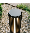 FYRON Bollard hagelampe, Sort - E27, 61 cm, IP54 utendørs, pullert