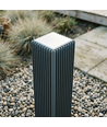 FYRON Bollard hagelampe, Grå - E27, 61 cm, IP54 utendørs, pullert