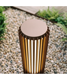 FYRON Bollard hagelampe, Coffee - E27, 61 cm, IP54 utendørs, pullert