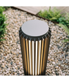 FYRON Bollard hagelampe, Grå - E27, 61 cm, IP54 utendørs, pullert