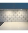3 stk. Reco68 møbelspot dimbar, sort - Velg RF/WiFi/Zigbee strømforsyning (fjernkontroll inkl.)