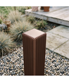 FYRON Bollard hagelampe, Coffee - E27, 61 cm, IP54 utendørs, pullert