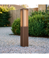 FYRON Bollard hagelampe, Coffee - E27, 61 cm, IP54 utendørs, pullert