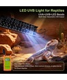 80-100cm terrarielampe UVA/UVB - 18,4W, til reptiler mm.