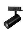 3-Faset ZoomCCT skinnesett - 2m, sort, 5 spotter, inkl. lyskilde