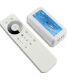 240cm LED Akustikkpanel-sett, sort - 2 stk. Enfarget LED-striper (240cm) m. 78W strømforsyning - WiFi eller RF