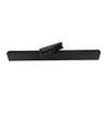30/28/25W 3-faset LED-lysskinne - 60 cm, sort