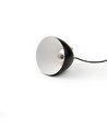 HOLM Sort Ø16cm pendel - E27 sokkel, 2m ledning, metall / tre