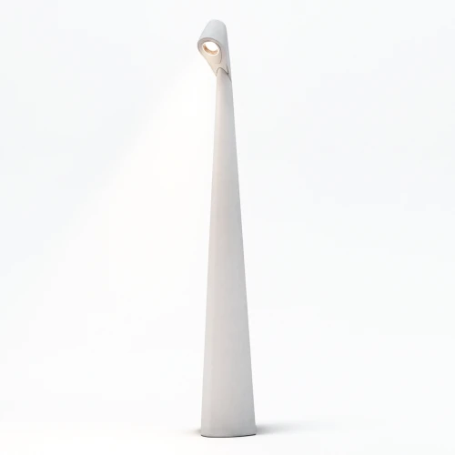 Oppladbar LED-bordlampe - Hvit, inne/ute, 3-trinns dimbar, IP44, 40 cm