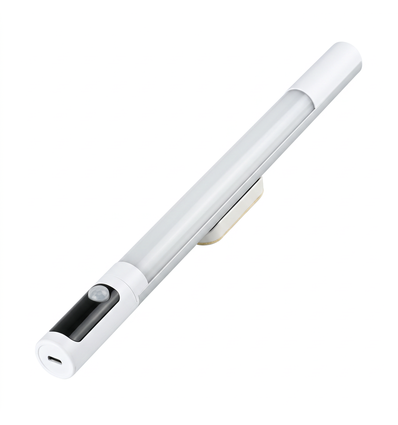 Oppladbar skapbelysning - 38cm, hvit, PIR-sensor, CCT, LCD-display