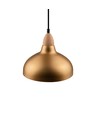 BIRK Børstet Messing Ø24cm pendel - E27 sokkel, 2m ledning, Aluminium